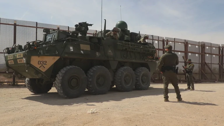 Stryker Brigade Deployment at the U.S. Mexico Border